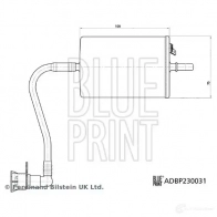 Топливный фильтр BLUE PRINT J7S XZD6 1438784015 ADBP230031 - Изображение 4