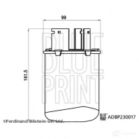 Топливный фильтр BLUE PRINT 1438784036 ADBP230017 VZW9RA 3 - Изображение 4