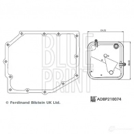 Фильтр АКПП BLUE PRINT N1R CJ ADBP210074 1438870421 - Изображение 4