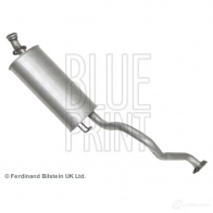 Глушитель BLUE PRINT WTY47I A ADC46016 5050063205435 2639419 - Изображение 2