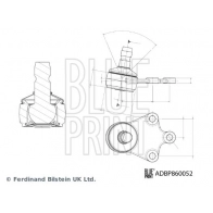 Шаровая опора BLUE PRINT ADBP860052 G XNC3 1440182984