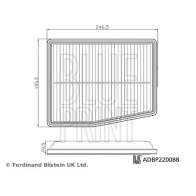 Воздушный фильтр BLUE PRINT ADBP220088 3O0Z LV 1440183065 - Изображение 3