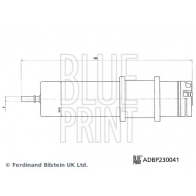 Топливный фильтр BLUE PRINT ADBP230041 UR IGVET 1440184414 - Изображение 3