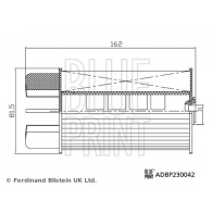 Топливный фильтр BLUE PRINT Nissan Navara (D23) 3 Пикап 2.5 dCi 4x4 163 л.с. 2014 – 2024 ADBP230042 JT8 XOD