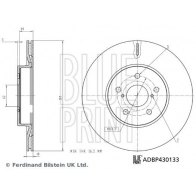 Тормозной диск BLUE PRINT ADBP430133 1440184442 TETPQ YY