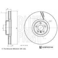 Тормозной диск BLUE PRINT S2O XVI 1440184453 ADBP430144