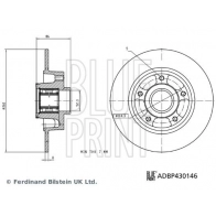 Тормозной диск BLUE PRINT ADBP430146 U 1EQM3 1440184455