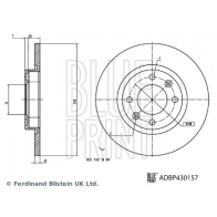 Тормозной диск BLUE PRINT 9 5XDA Opel Mokka (X) 2 Кроссовер ADBP430157