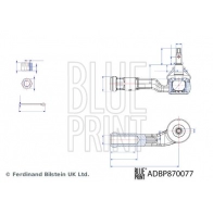Рулевой наконечник BLUE PRINT 1440184179 9KT51 AB ADBP870077