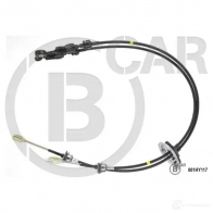Трос коробки передач МКПП B CAR AUTO PARTS 1438551955 AOU6V IJ 001hy117