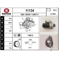 Стартер EAI Audi 100 (C4) 4 Универсал 2.3 E Quattro 133 л.с. 1991 – 1994 11134 111 34 134ST11