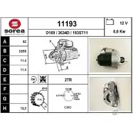 Стартер EAI 2795224 11193 193ST11 1 1193