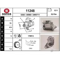 Стартер EAI 11248 1 1248 248ST11 2795277