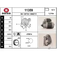 Стартер EAI 11359 3571D 1 1359 2795379