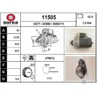 Стартер EAI Mercedes S-Class (W126) 1 1 280 S (126.021) 156 л.с. 1979 – 1985 1150 5 11505 3559D