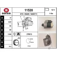 Стартер EAI 115 20 11520 Fiat Palio (178) 1 Универсал 1.6 16V 103 л.с. 2001 – 2024 3542D