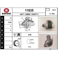 Стартер EAI 3889D 11635 Honda Logo 1 (GA) 1996 – 2001 11 635