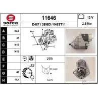 Стартер EAI 3898D 2795610 11646 1164 6