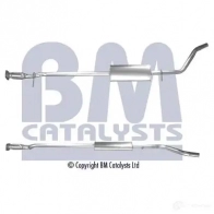 Выхлопная труба глушителя BM CATALYSTS A 3DOG 5052746091649 2864228 bm50231