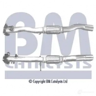 Выхлопная труба глушителя BM CATALYSTS EM67R 1 5052746105643 bm50309 Fiat Idea (350) 1 Минивэн 1.3 D Multijet 90 л.с. 2005 – 2025