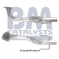 Выхлопная труба глушителя BM CATALYSTS 5052746132014 UPE 370R 2864373 bm50409