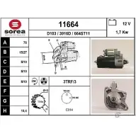 Стартер EAI 116 64 2795628 11664 3916D