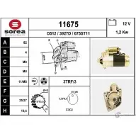 Стартер EAI 3927D 1 1675 Renault Laguna (B56) 1 Хэтчбек 3.0 (B56E/R. B565) 167 л.с. 1993 – 2001 11675