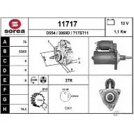 Стартер EAI 11717 Volkswagen Transporter (T4) 4 Автобус 3969D 117 17