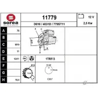 Стартер EAI 11779 Jeep Cherokee (XJ) 2 Внедорожник 2.1 TD 87 л.с. 1984 – 2001 4031D 1177 9