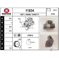 Стартер EAI 11834 4655D Nissan Primera (P11) 2 Хэтчбек 2.0 TD 90 л.с. 1996 – 2002 1183 4