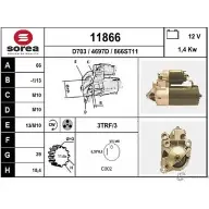Стартер EAI 1 1866 11866 4697D Renault Kangoo (FC) 1 Фургон 1.9 D 65 (FC0E. FC02. FC0J. FC0N) 64 л.с. 1997 – 2025
