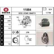 Стартер EAI Seat Ibiza (6L1) 3 Хэтчбек 1.8 T FR 150 л.с. 2003 – 2008 4724D 11884 118 84