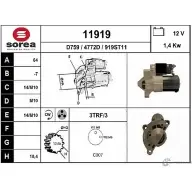 Стартер EAI 1 1919 Citroen Xsara 1 (N0) Купе 2.0 16V 136 л.с. 2000 – 2005 4772D 11919