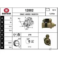 Стартер EAI 0 02ST21 12002 12002 Volkswagen Passat (B6) 4 Универсал 2.0 TDI 122 л.с. 2005 – 2006