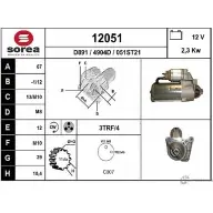 Стартер EAI Renault Laguna (BG) 2 Хэтчбек 1.9 dCi (BG12) 116 л.с. 2005 – 2007 12051 12051 05 1ST21