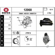 Стартер EAI 06 8ST21 12068 12068 Seat Exeo (3R2) 1 Седан 2.0 TDI 120 л.с. 2008 – 2024