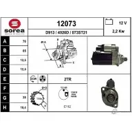 Стартер EAI 07 3ST21 Volkswagen Transporter (T5) 5 Грузовик 2.5 TDI 4motion 174 л.с. 2004 – 2009 12073 12073