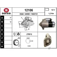 Стартер EAI 12106 12106 Citroen C-Crosser 1 (EP, GS) Кроссовер 2.4 16V 170 л.с. 2008 – 2024 106S T21