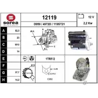 Стартер EAI Toyota Land Cruiser Prado (J120) 3 Внедорожник 3.0 D 4D (KZJ12) 125 л.с. 2002 – 2009 12119 119ST 21 12119