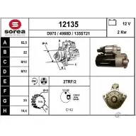 Стартер EAI 12135 135ST21 Volkswagen Crafter (2F, 30, 50) 1 Грузовик 2.5 TDI 109 л.с. 2006 – 2013 1 2135