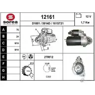 Стартер EAI 161ST21 Bmw 5 (E61) 5 Универсал 4.4 545 i 333 л.с. 2004 – 2010 12161 121 61