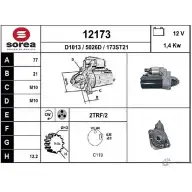 Стартер EAI 12173 Kia CeeD (JD) 2 Хэтчбек 1.6 GDI 135 л.с. 2012 – 2024 1 2173 173ST21