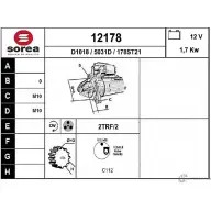 Стартер EAI 178ST21 12178 1217 8 Hyundai i40 (CW, VF) 1 Универсал 1.7 CRDi 116 л.с. 2011 – 2025