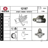 Стартер EAI 187ST21 12187 1 2187 Mazda 6 (GG) 1 Седан 2.0 147 л.с. 2005 – 2007