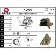 Стартер EAI 227ST21 12 227 Audi A3 (8V1, K) 3 Хэтчбек 1.4 Tfsi 140 л.с. 2013 – 2024 12227