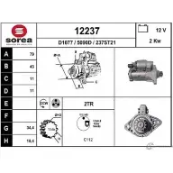 Стартер EAI Skoda Superb (3V) 3 2015 – 2020 1223 7 12237 237ST21