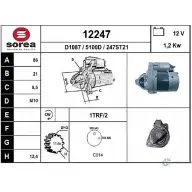 Стартер EAI 12247 1224 7 247ST21 Ford B-Max 1 (CB2, JK) Фургон