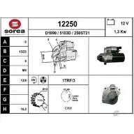 Стартер EAI 1 2250 250ST21 Citroen C3 2 (SC, PF1) Хэтчбек 1.2 THP 110 110 л.с. 2014 – 2024 12250