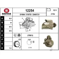 Стартер EAI 12254 254ST21 Kia ProCeed (ED) 1 Хэтчбек 2.0 CRDi 140 140 л.с. 2008 – 2012 12 254