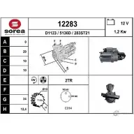 Стартер EAI Ford Focus DM2 С Max Минивен 1.8 122 л.с. 2005 – 2007 1228 3 12283 283ST21